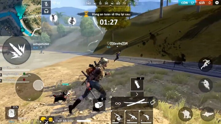 Garena Free Fire _ Duo Cùng Người Lạ Ai Ngờ Gặp Ngay Team Cao Thủ - Trận Đấu Cực