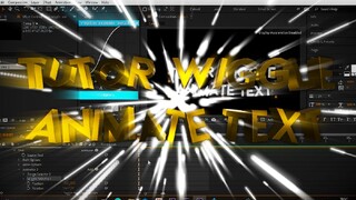 tutor wiggle animation text di after effect