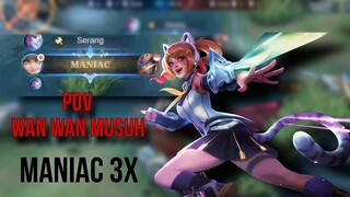 tanpa terbang dapet maniac 3X???