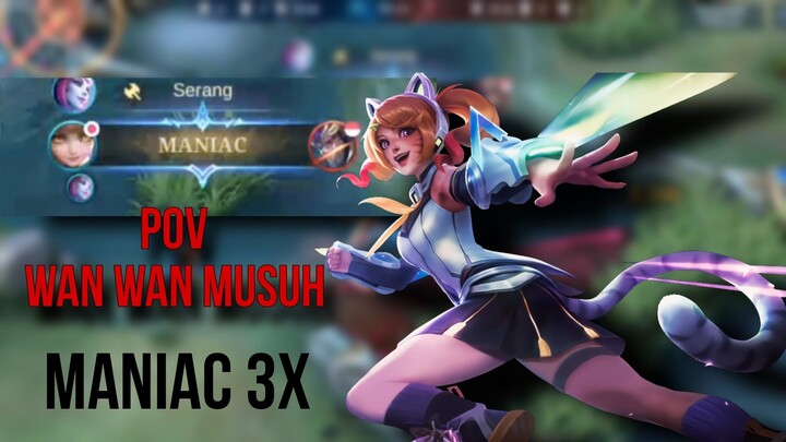 tanpa terbang dapet maniac 3X???