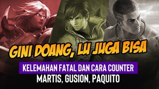 BOCOR NIH, Kelemahan Fatal dan Cara Melawan/Counter Martis, Gusion, Paquito PALING AMPUH