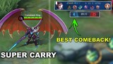 ARGUS HARD CARRY MADE AN IMPOSIBLE COMEBACK | MOBILE LEGENDS