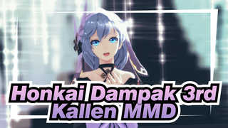 Honeymoon Un Deux Trois | Himne Kallen | MMD ke-3 Honkai Impact