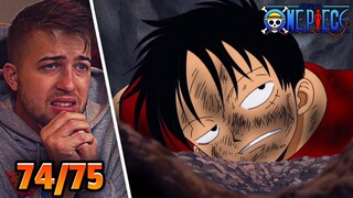 LUFFY VS MR 3!! One Piece Episode 74/75 REACTION + REVIEW