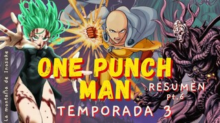 SAITAMA VS OROCHI | TATSUMAKI VS GYORO GYORO | One Punch Man TEMPORADA 3 | MANGA NARRADO Pt. 6