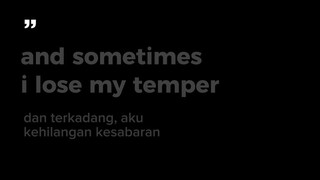 Terkadang aku lupa