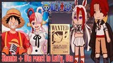 ðŸ‘’ Shanks + Uta react to Luffy, Uta -- Gacha Club -- One Piece -- Monkey D Galinha ðŸ‘’