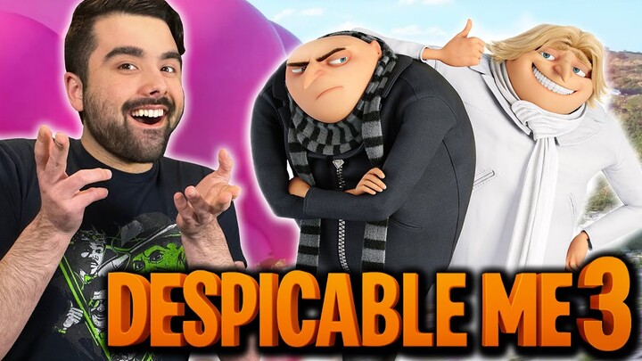 DESPICABLE ME 3 IS FUNNY! Despicable Me 3 Movie Reaction! GRU'S EVIL TWIN BROTHER DRU