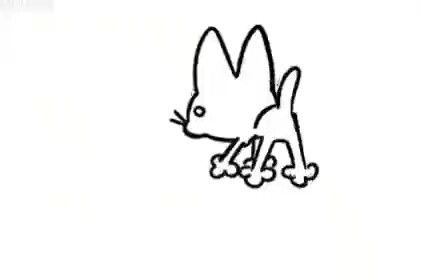 Send this abstract cat to your sad friend to cheer them up!
