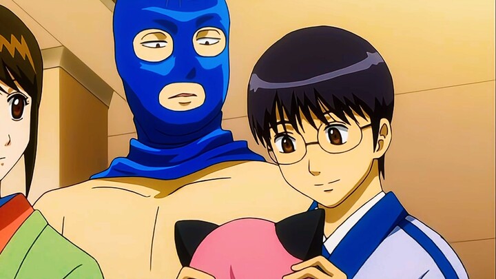 [ Gintama ] Gin-san telah sepenuhnya beradaptasi dengan penampilan barunya...(﹀_﹀)
