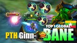 Instant Erased Enemies! Bane Brutal Damage! | Top 1 Global Bane Gameplay By Ginn- ~ MLBB