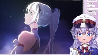 Vtuber Jepang menonton film pendek animasi konsep Honkai Impact 3 "Winter Memories" dan berseru bahw
