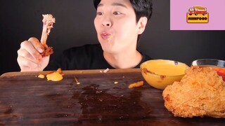 Mukbang hamburger KFC siêu to phần 5 #anngon
