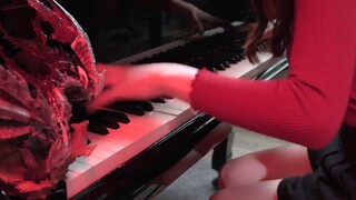 [Saya adalah Naga Komet Surgawi] Pertunjukan Piano Super Burning "Silver Wing Fierce Star" | Monster Hunter Rise BGM | Lagu Tema Sky Comet Dragon | Piano Ru