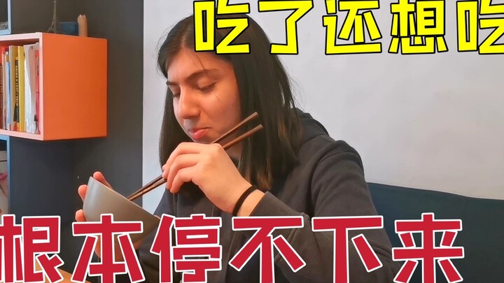 German girl tries Kung Pao Chicken for the first time: “I was shocked—three bowls in one go still wa