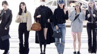 【IVE】240216 تطير إلى سنغافورة لإحياء حفل غنائي، وتظهر بملابسها اليومية في المطار!