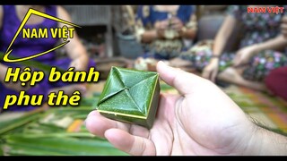 Làm hộp bánh phu thê lá dừa ( cùng Má 5 và Dì Út 15 ) [Nam Việt 1805]