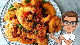 Crispy Nestum Prawns | Cereal Butter Prawns | 麦片虾 | Resepi Udang Goreng (Maggi Cukup Rasa)