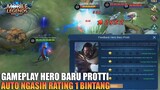 GAMEPLAY HERO BARU PROTTI - CRITICAL DAMAGENYA BISA TEMBUS 3K! MOBILE LEGENDS