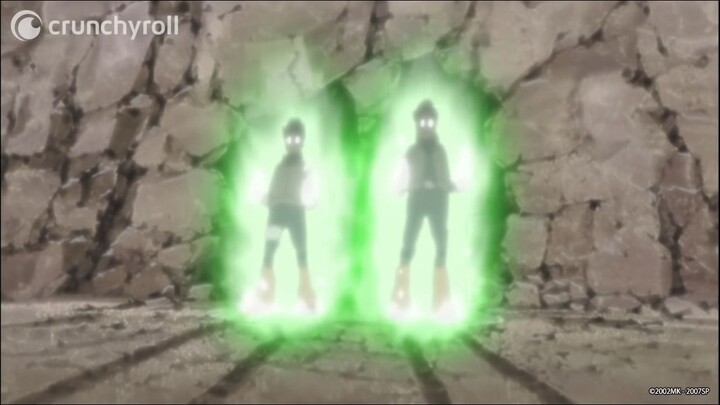 Guy and Lee vs Kyuubi - Naruto Shippuden