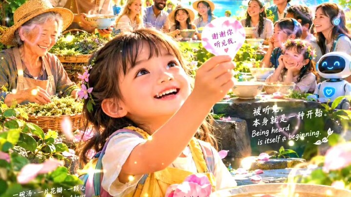 ✨ 树下，咱被听见了✨✨ We're Heard Beneath the Tree ✨恩记后院那棵榕树，不知何时开花。🌸The banyan tree in Enji’s backyard begi