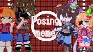 || Posing Meme || CC & Elizabeth || ⚠️slight flash warning⚠️ ||