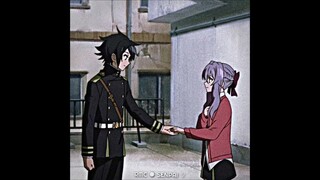 anime edit- yuu x shinoa [ owari no seraph] jedag jedug anime🥀#fyp