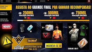 É AMANHÃ?? PRÊMIOS DO FFWS, PEGUE CAMISA DE TIME, TROCA NICK GRÁTIS, YIN YANG, NOVIDADES FREE FIRE