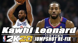 Kawhi Leonard Jumpshot Re-Fix NBA2K20