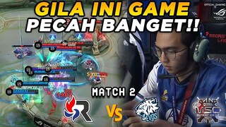 GAME TERSERU SELAMA MSC 2023!! GILA DEFEND EVOS BENER2 BERDARAAHHH - RSG vs EVOS Match 2