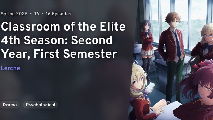 EP 4 - Youkoso Jitsuryoku Shijou Shugi no Kyoushitsu e Season 4 Sub Indo