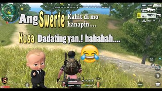 Ang swerte kahit di mo hanapin kusa dadating yan.hahaha ( Rules Of Survival )