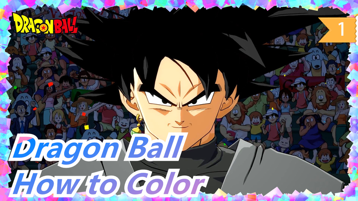 [Dragon Ball] How to Color with Colorful Pencils_1