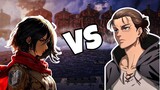 Rumbling Eren Yeager vs Mikasa Ackerman (AMV/EDIT)