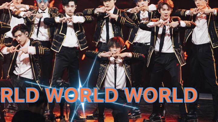Hu Mei, who wants to replace R1SE (nonsense), dances backstage—WORLD WORLD WORLD