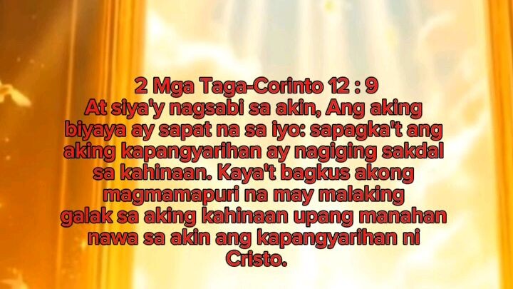 2 Mga Taga-Corinto 12 : 9