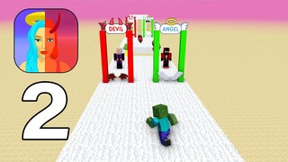 Monster School : DESTINY RUN CHALLENGE 2 - Minecraft Animation