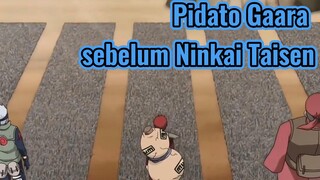 Pidato Gaara sebelum Ninkai Taisen