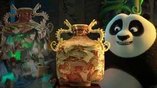 功夫熊猫中最悲催的收藏品：天语瓶碰到阿宝后，破碎的一生开始！