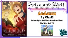 ClariS - Andante | Anime: Spice And Wolf: Merchant Meets The Wise Wolf ED Full (Lyrics)