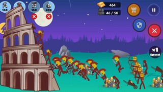 Stick War: Legacy 2 Người Que Đại CHiến Tấn Công Thành ROME Age of Stickman Battle of Empires