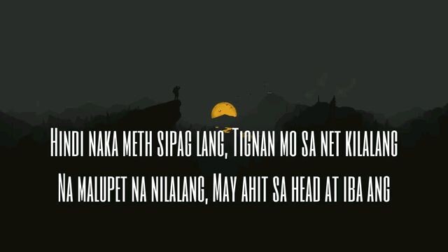 SAN KA PUNTA TO THE MOON  (MOON LYRICS VIDEO)