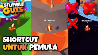 TRICK SHORTCUT UNTUK PEMULA TANPA MENGGUNAKAN EMOTE SPECIAL - STUMBLE GUYS