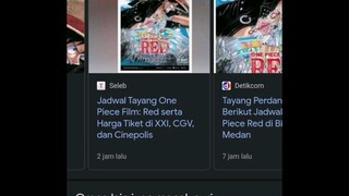 PARA PENONTON ONE PIECE, MOVIE RED TELAH RILIS DI INDONESIAA