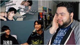 OhmNanon making us cry - World Y Interview | Reaction