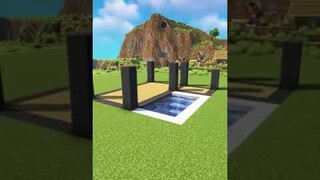 minecraft modern house 🏠 #shorts #minecraft #minecraftshorts #gaming #piyush