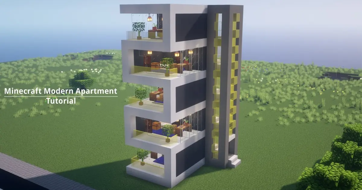 minecraft modern tower