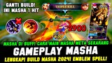 MASHA GANTI ITEM❗TUTORIAL MAIN MASHA BUFF + BUILD MASHA TERSAKIT 2024❗GAMEPLAY MASHA PATCH TERBARU