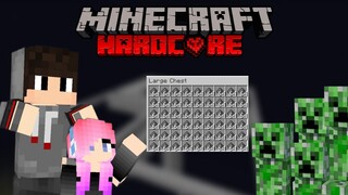 Nag Build ako ng Creeper Farm ft. Prinsesa Pabuhat my loves 😍 | Hardcore Minecraft #10