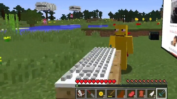 Minecraft: Online Shopping Survival! Online shopping once every 5 levels! You can even buy an infinity sword!